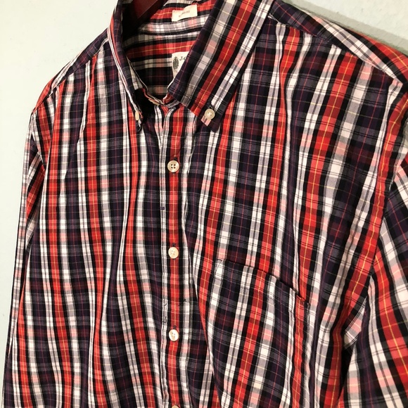 J. Crew Men's plaid button down shirt - Picture 2 of 5